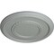 Ekena Millwork Federal Roped Large Ceiling Medallion (Canopies up to 7 3/4"), 17 3/8"OD x 1 1/8"P, Primed White CM17FE - alternate 2